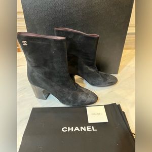Chanel Calf Skin Suede Shoes G32213